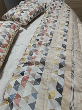 Edredón Reig Marti Beige y Multicolor