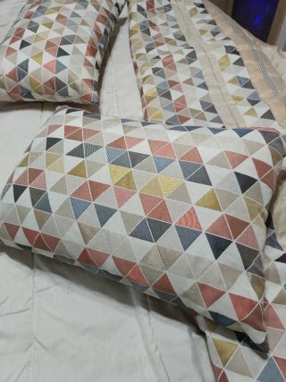 Edredón Reig Marti Beige y Multicolor