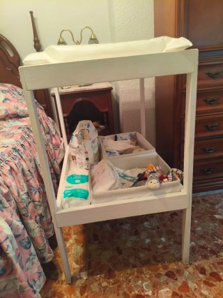 Cambiador bebé Ikea blanco