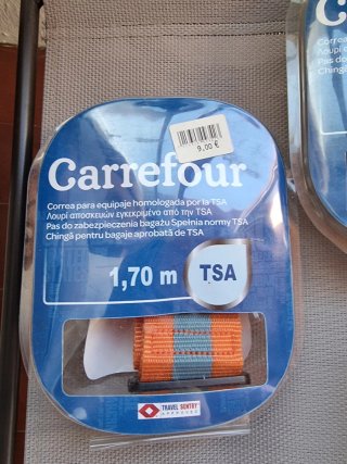 Cinture per bagagli Carrefour 1,70m TSA