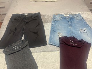Lote 2 Pantalones y 2 Camisetas Bershka