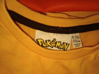 Lote 4 Camisetas Infantiles Pokémon y Sonic