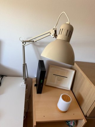 Lámpara flexo IKEA TERTIAL beige