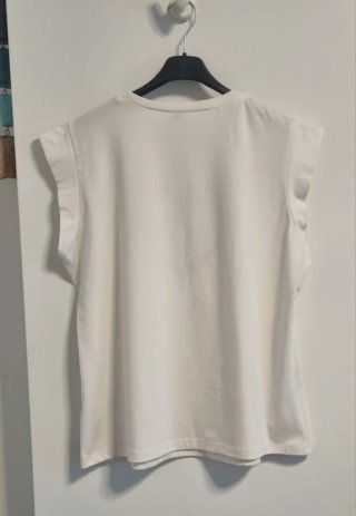 Maglietta donna con cuore glitter taglia L