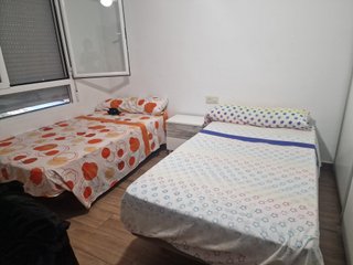 2 Camas 105cm bases tapizada con colchon+cabecero