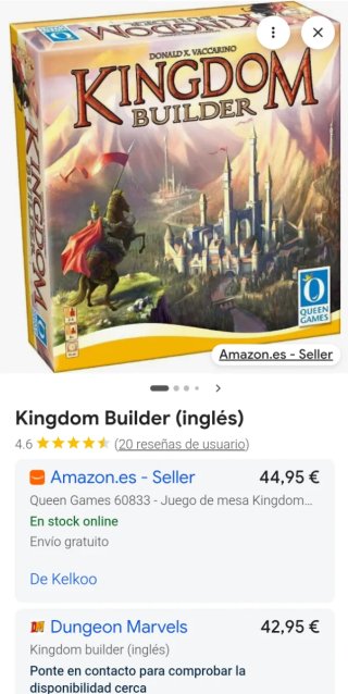 Juego de mesa Kingdom Builder