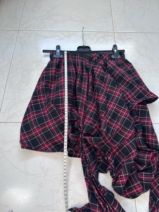 Falda cuadros talla única