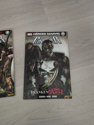 3 libros comic Punisher Marvel