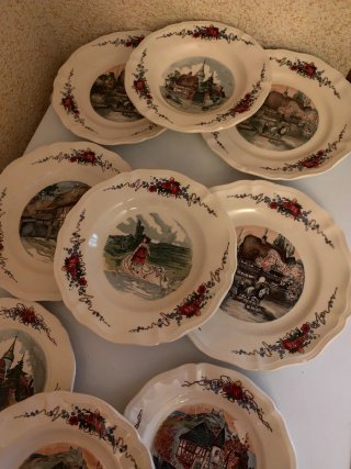 11 Platos Sarreguemines Obernai