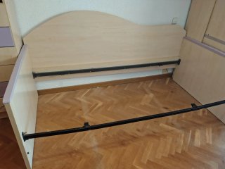 Cama y base tapizada FLEX