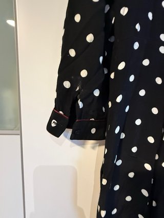 Vestido Largo Zara Lunares