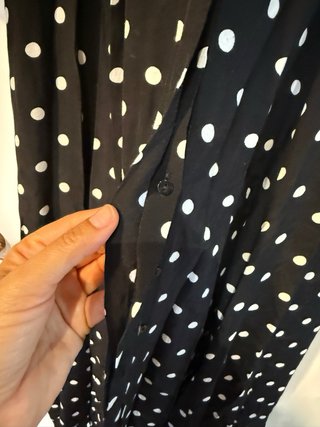 Vestido Largo Zara Lunares