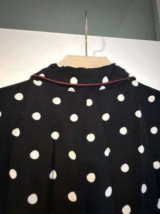 Vestido Largo Zara Lunares