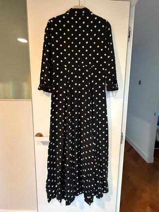 Vestido Largo Zara Lunares