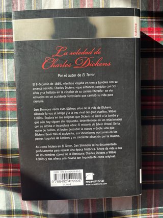 Libro La soledad de Charles Dickens - Dan Simmons