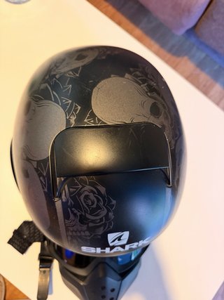 Casco Shark con Gafas y Máscara