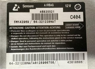 Fiat 60161 46835521 centralita airbag stilo (192)