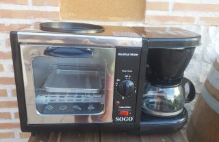 Cafetera y mini horno SOGO