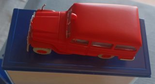 Tintin Coche 1/43 57 Jeep Willys Overland bomberos
