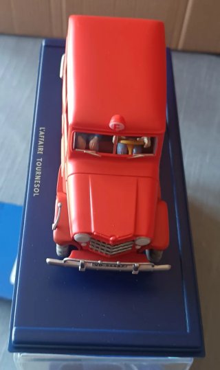Tintin Coche 1/43 57 Jeep Willys Overland bomberos