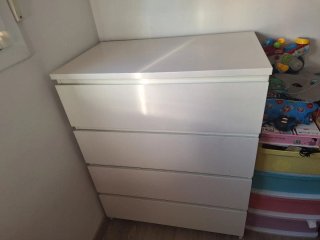 Cajonera Ikea 4 cajones blanca