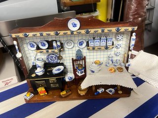 Cocina miniatura reproducción antigua