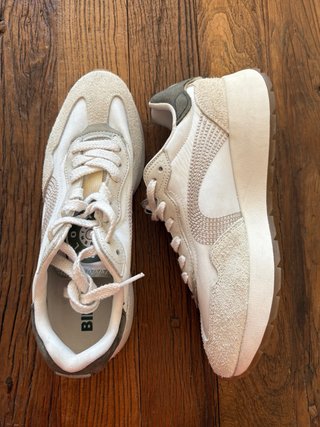 Deportivas Bimba y Lola Beige/Blanco