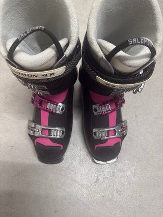 Conjunto botas, esquies y  palos Salomon