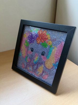 Cuadro Elefante Diamantes Infantil