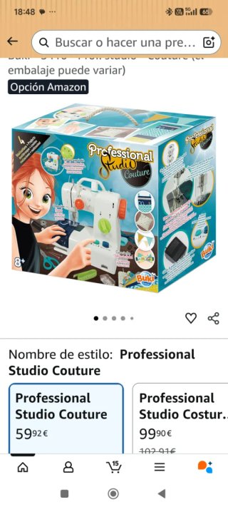Máquina de coser infantil Buki France