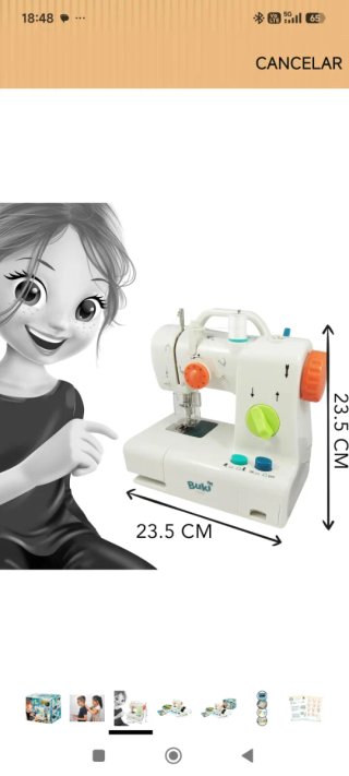 Máquina de coser infantil Buki France