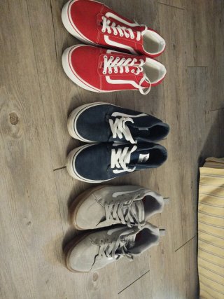 Lote 3 Zapatillas Vans