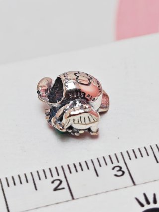 Pandora Charm Stitch con piña plata Disney
