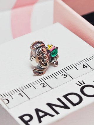 Pandora Charm Stitch con piña plata Disney