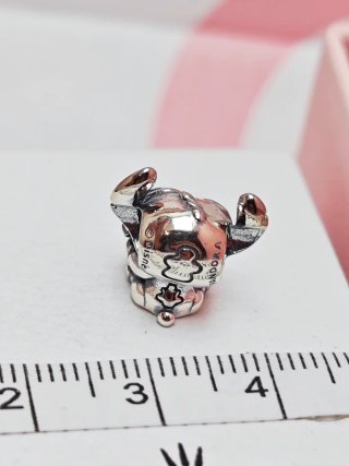 Pandora Charm Stitch con piña plata Disney