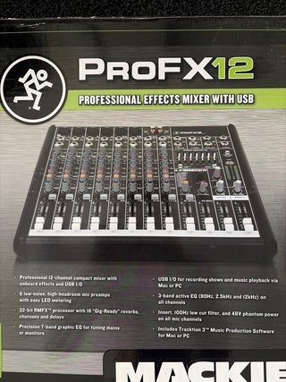 Mesa de Mezclas Mackie ProFX12 USB