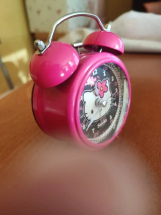 Reloj Despertador Hello Kitty Rosa