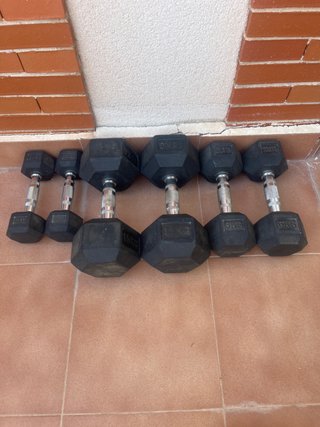 Set de Mancuernas Hexagonales