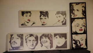 Cuadros Decorativos Audrey Hepburn y Marilyn