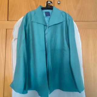 Chaqueta de mujer Plural Talla 40 Verde Azulado