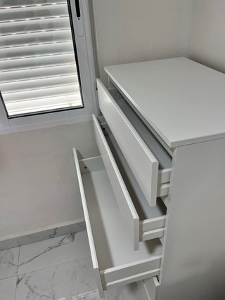 Cajonera blanca Ikea 6 cajones