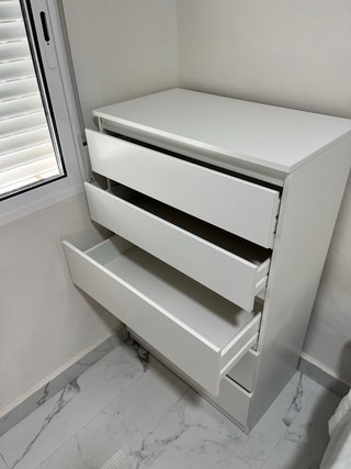 Cajonera blanca Ikea 6 cajones