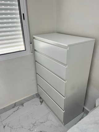 Cajonera blanca Ikea 6 cajones