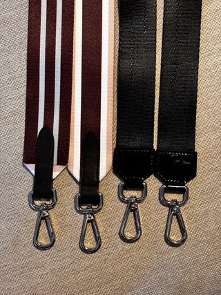 Cartera PRÜNE de gamuza negra – NUEVA, nunca usada