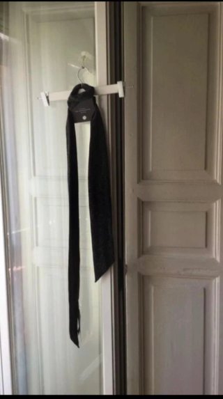 Nuovo foulard Zara Nero Brillante