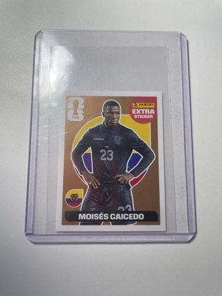 Cromo Extra Sticker de Moisés Caicedo