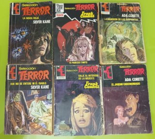 Lote bolsilibros de terror Bruguera