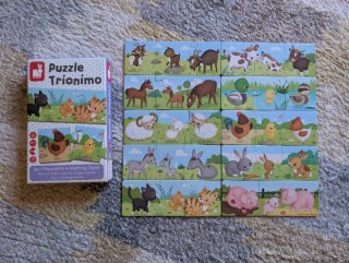 Puzzle Janod Trionimo Juego de Asociación