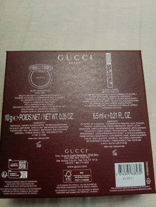 Estuche Gucci Glow Highlighter y Labial
