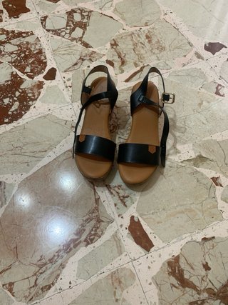 Sandali Zeppa Neri Donna Tg 37